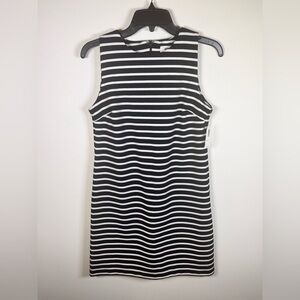 Old Navy Black and White Striped Mini Dress